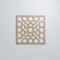 Ekena Millwork Large Harlingen Decorative Fretwork Wood Wall Panels, Hickory, 23 3/8"W x 23 3/8"H x 3/8"T WALW24X24X0375GLNHI - alternate 2